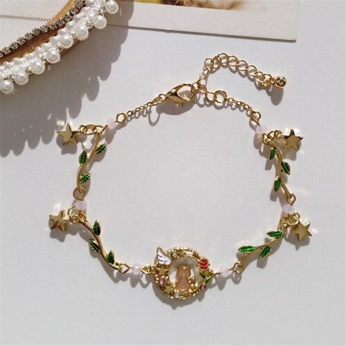 Joker De Mode Pour Filles, Feuilles Vertes, Chats, Bracelets Contracts, Doux, Anciennes Manires, Joue Le Rle, Bijoux, Accessoires Cadeaux Pour Femmes