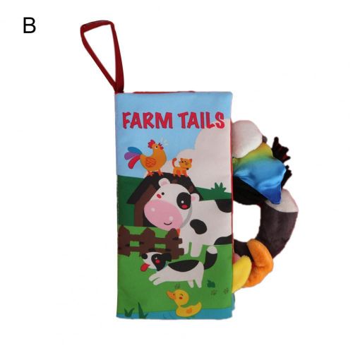 Joli Livre Interactif En Tissu Pour Bb, Jouet ducatif Interactif, Animal 3d Amusant, Capacit Cognitive, Pratique