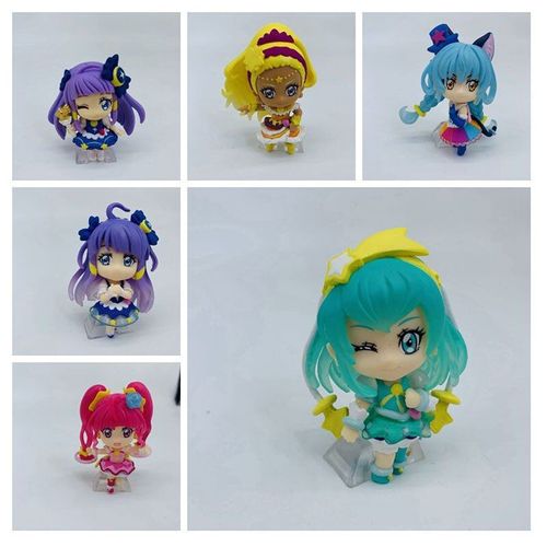 Jolie Figurine De Cure Q Version, En Pvc Blanc, Collection D'action, Anime, Modle Capsule, Jouets