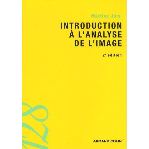 Introduction  L'analyse De L'image    Format Poche 