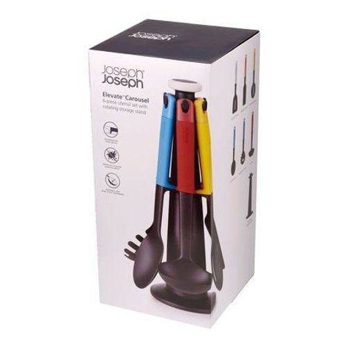 Joseph Joseph - 6 Ustensiles Sur Support Rotatif Elevate Carousel  - Multicolore
