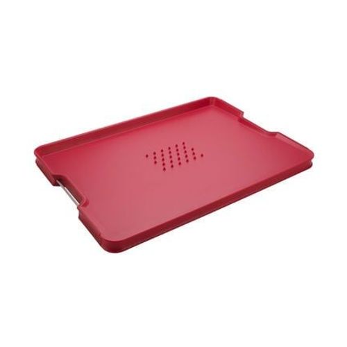 Joseph Joseph - Planche   DCouper Multifonction Cut &carve? Plus Xl Rouge  - Rouge