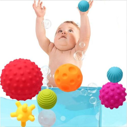 Jouet 6pcs Multi Balles Sensorielle De Bain - Jouet Bb Color