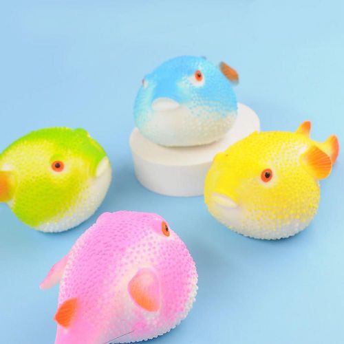 Jouet  Presser Anti-Dchirure Multifonctionnel, Lger Et Bouffant En Forme De Poisson, Jouet Sensoriel Pour La Relaxation