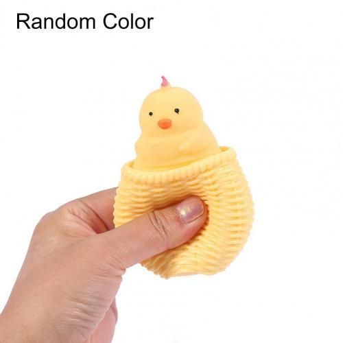 Jouet  Presser Mignon De Poussin De Dcompression Malfique, Jouets  Fidget, Couleur Alatoire, Application Large