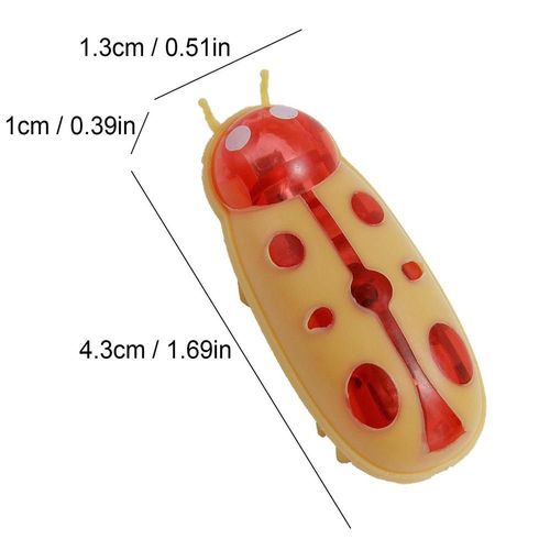Jouet  Rabat Existent Pour Chat,  Piles, Vibration, Coccinelle, Mini Robot