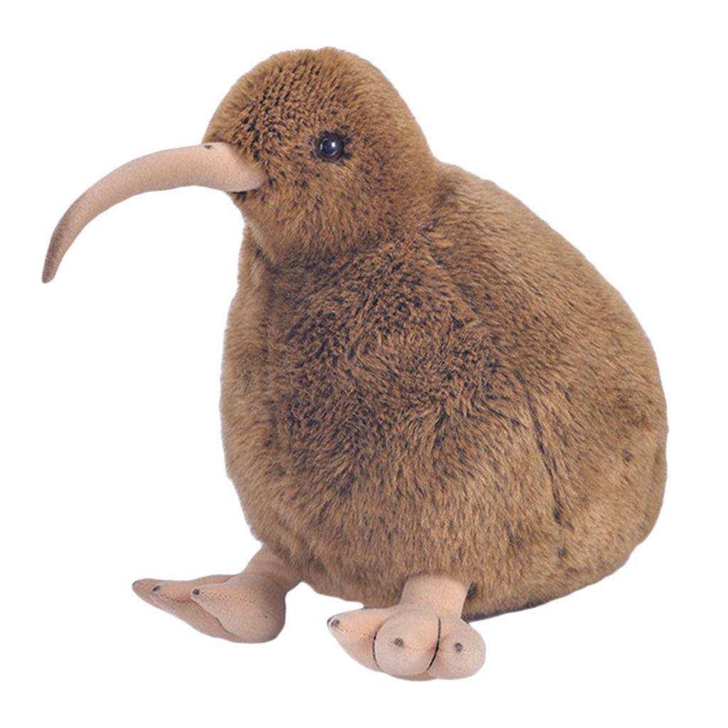 Jouet Animal En Peluche Realiste Oiseau Kiwi Jouets D Eveil Cadeau De Fete Pour Enfant Marron Rakuten