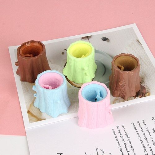 Jouet D'cureuil  Presser, Animal Mignon, Tasse D'cureuil  Presser, Dcompression, Piquet En Caoutchouc, Fidget Toys, Cadeau Pour Amis