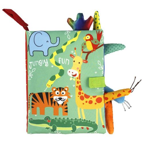 Jouet D'ducation Prcoce Pour Bb, Livre En Tissu Avec Queue En Papier, Puzzle Interactif Parent-Enfant, Tigre