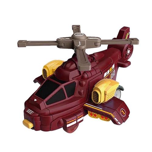 Jouet D'Hlicoptre  Dformation Par Collision Inertielle, Avion De Transport Transformable, Cadeau De Nol Pour Enfants Garons