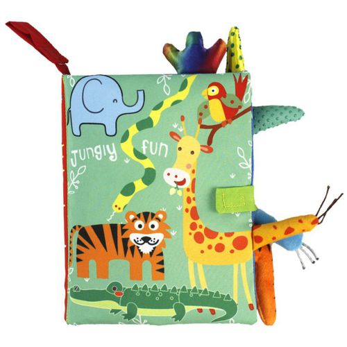 Jouet D'ducation Prcoce Pour Bb, Livre En Tissu Avec Queue En Papier, Puzzle Interactif Parent-Enfant, Tigre