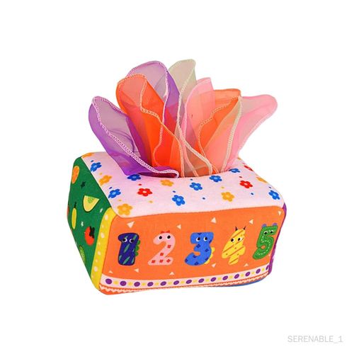 Toddmomy 1 Ensemble éducatif Préscolaire Boîte à Mouchoirs