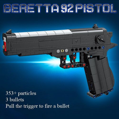 Jouet De Construction En Plastique Pour Garon De 6  12 Ans, Arme En Forme D'aigle Du Dsert Et De Balle, Modle De Pistolet, Cadeau