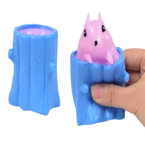 Jouet De Dcompression D'cureuil, Tasse D'cureuil, Porte-Stylo, Gadgets Amusants, Nouveaut, Jouets Intressants