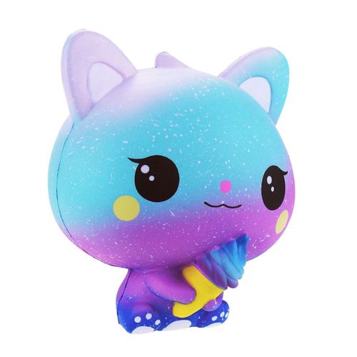Jouet De Dcompression De Chat toil, Fidget, En Pu,  Rebond Lent, Squishy, Crme Glace De Chat, Jouet De Simulation Souple, 2021