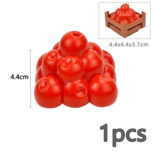 Jouet De Ferme En Brique De Grande Taille Pour Enfants,Fleur,Fort,Accessoire,Arbre,Cuir Chevelu,Fruit,Parure,Vue Sur La Rue,Compatible Avec Les Grandes Nuits De Construction - Type Cranberries
