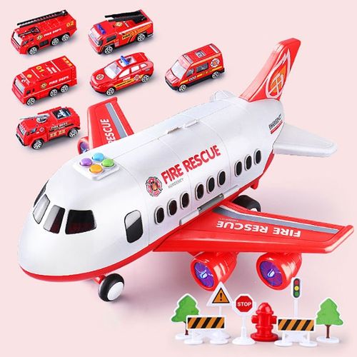 Jouet De Grande Taille Pour Enfants, Voiture, Histoire Musicale, Simulation De Piste, Inertie, Avion, Passager, Modle D'avion, Cadeau