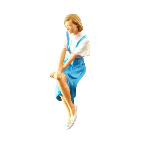 Jouet De Lecture En Rsine, Modle De Personnes Miniatures, 1/64 Scnes, Modle De Personnage Raliste, Scne De Train, Paysage De Chemin De Fer
