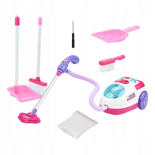 Jouet De Nettoyage Factice Qui S'allume Et met Des Sons. Ensemble De Jouets Mnagers Avec 2 Lumires