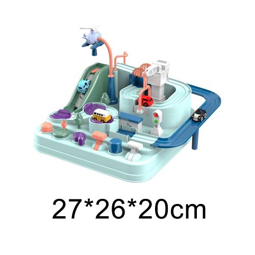 Jouet De Piste De Voiture De Course D'aventure, Bricolage, Jeu Interactif Parent-Enfant, Course Automobile Prscolaire, Ensemble De Jouets De Voiture D'aventure #20