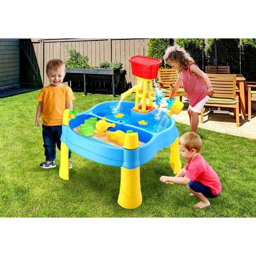 Jouet De Plage Pour Enfants Avec Table  Eau Et Sable - Ensemble De Jeu Amusant Pour Bac  Sable