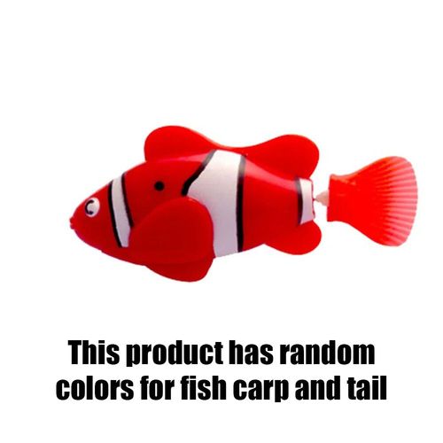Jouet De Poisson Robot De Natation Coule Led Pour Chat,Poisson lectrique Plonger Oyant,Jouets Pour Animaux De Compagnie - Type Bisque #B