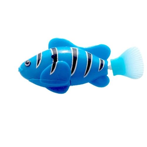 Jouet De Poisson Robot De Natation Coule Led Pour Chat,Poisson lectrique Plonger Oyant,Jouets Pour Animaux De Compagnie - Type Bleu Ciel #A