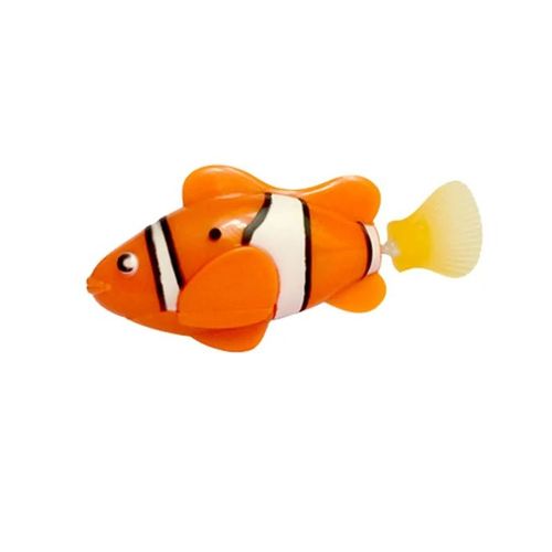 Jouet De Poisson Robot De Natation Coule Led Pour Chat,Poisson lectrique Plonger Oyant,Jouets Pour Animaux De Compagnie - Type Bleu Ciel #B