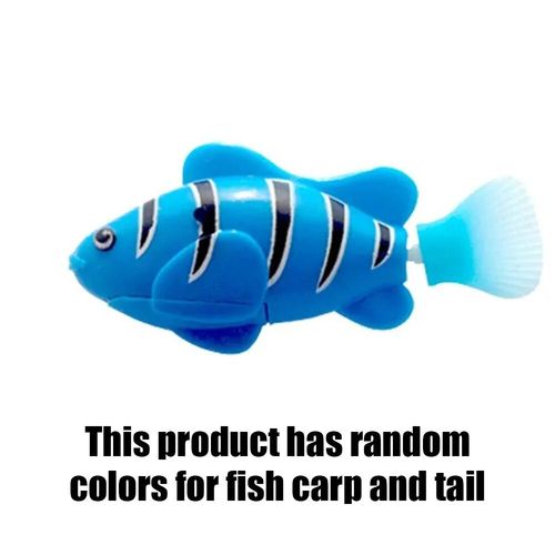 Jouet De Poisson Robot De Natation Coule Led Pour Chat,Poisson lectrique Plonger Oyant,Jouets Pour Animaux De Compagnie - Type Bleu Ciel #C