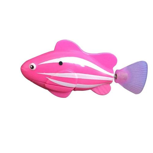 Jouet De Poisson Robot De Natation Coule Led Pour Chat,Poisson lectrique Plonger Oyant,Jouets Pour Animaux De Compagnie - Type Bleu Marine #A