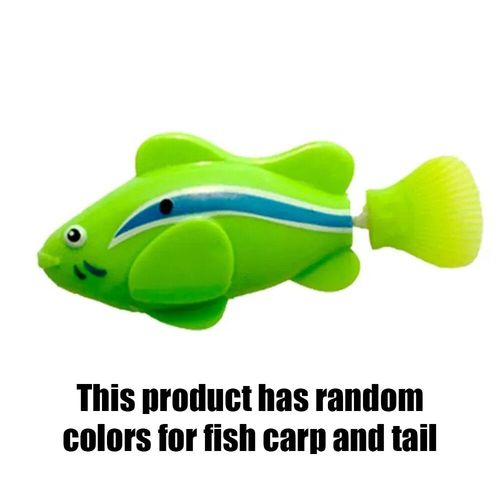 Jouet De Poisson Robot De Natation Coule Led Pour Chat,Poisson lectrique Plonger Oyant,Jouets Pour Animaux De Compagnie - Type Gris #B