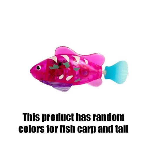 Jouet De Poisson Robot De Natation Coule Led Pour Chat,Poisson lectrique Plonger Oyant,Jouets Pour Animaux De Compagnie - Type Rouge #B