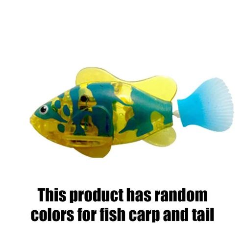 Jouet De Poisson Robot De Natation Coule Led Pour Chat,Poisson lectrique Plonger Oyant,Jouets Pour Animaux De Compagnie - Type Violet #B
