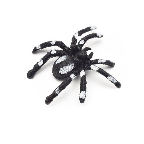Jouet De Simulation D'Araigne, Trompette  Fleurs, Modle D'Araigne Effrayant Noire, Fausse Araigne Pour Toute La Personne