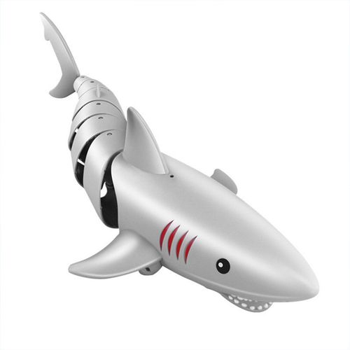Jouet De Simulation De Poisson Requin Tlcommand 2ch Sous-Marin, Bateau De Course lectrique, Jouet D'Extrieur tanche Pour L't