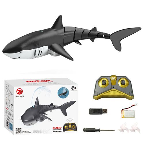 Jouet De Simulation De Requin Rc lectrique, 2.4g, Tlcommande, Animaux, Robots, Baignoire, Piscine, Jouets Sous-Marins, Cadeaux Pour Enfants