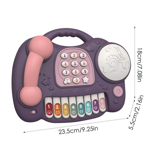Jouet De Tlphone Rtro Pour Enfants, Machine  Histoires ducatives, Jouet De Musique Pour Bb, Simulation De Tlphone, Jouet De Simulation, Cadeau Pour Enfants