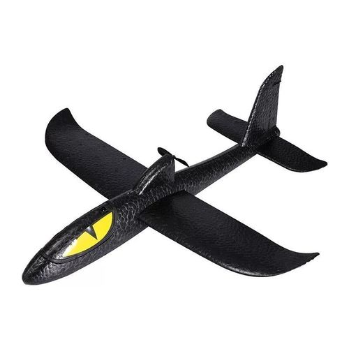 Jouet Electrique A Lancer A La Main 36 Cm En Mousse Epp Modle De Jouet D'avion Bricolage, Noir