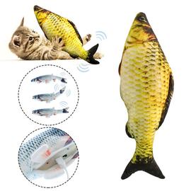 Jouet Electrique Pour Chat Chat Chat Animal Domestique Poisson Rechargeable Usb Poisson En Saut Realiste Automatique Peluche Poisson Chat Chaton A Macher A Rakuten