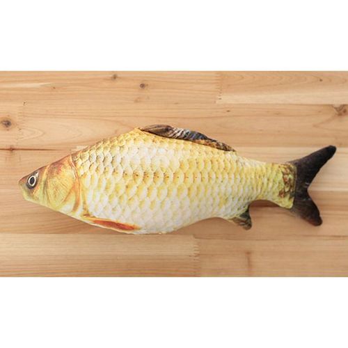 Jouet En Peluche 3d En Forme De Poisson Pour Animal De Compagnie, Cadeaux Interactifs, Poisson, Herbe Aux Chats, Oreiller, Poupe, Simulation De Poisson