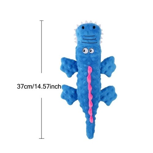 Jouet En Peluche Crocodile Pour Chien Et Chat,Jeu Interactif,Fournitures Pour Nettoyer Les Dents - Type Blue