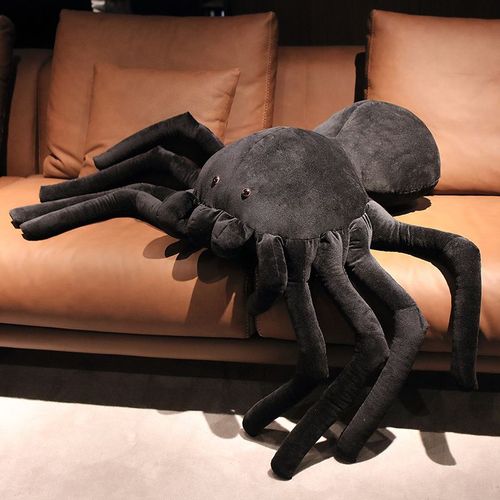 Jouet En Peluche De Spiderman Noir Cratif Jouet De Poupe Noire De 120*80cm Idal Pour Halloween Cadeau Mignon Et Insolent