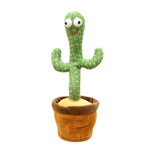 Jouet En Peluche Portable Cactus, Musique Torsade, Chanson Dansante, Dcoration De Salle, Cadeau De Vacances, Jouet Durable