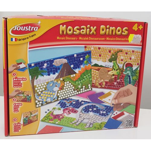 Jouet Jeu Cratif / Mosaix Dinos / Joustra / Des 4 Ans