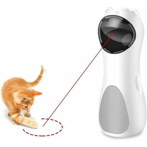 Jouet Laser Automatique Pour Chat, Jouets Laser Interactifs Pour Chat, Formation De Capture Rotative, Positionnement lev