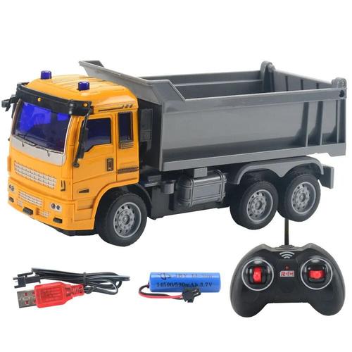 Jouet Modle De Camion De Pompier Tlcommand Pour Garon, Jouets D'ingnierie Rc, Grue Assad, Jaillissement D'eau, Cadeaux D'anniversaire Et De Nol