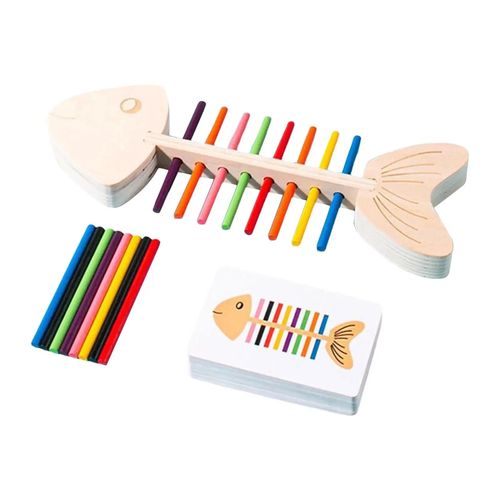Jouet Montessori Pour Enfants De La Maternelle, Coordination ?il-Main Flexible, Dveloppement Prcoce, Document D'association, 3 Ans Et Plus-Underwater World-A