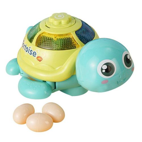 Jouet Musical De Tortue En Forme De Pose D'Ufs, Joli Puzzle Pour Bb En Mouvement, Guide D'Apprentissage lectrique Rampant