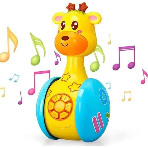 Jouet Musique Bb, Jouet Girafe, Jouet Bb Interactif Avec Sons Et Lumires Pour Naissance Garons Filles De 6-36 Mois