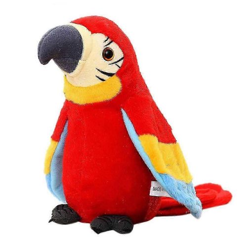 Jouet perroquet parlant, jouet en peluche parlant mimtisme, rptez ce que vous dites, jouet en peluche  enregistrement lectronique, animal interactif, sensoriel, ducatif, cadeau de Nol C